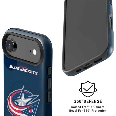 NHL Columbus Blue Jackets Distressed iPhone 17 Air Magsafe Impact Case