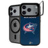 NHL Columbus Blue Jackets Distressed iPhone 17 Pro Max Kickstand Case