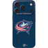 NHL Columbus Blue Jackets Distressed iPhone 17 Pro Max Skin