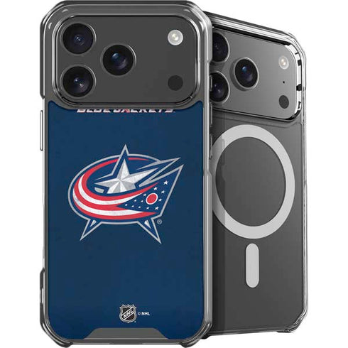 NHL Columbus Blue Jackets Distressed iPhone 18 Pro MagSafe Case