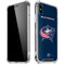 NHL Columbus Blue Jackets Distressed iPhone X/XS Clear Case