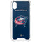 NHL Columbus Blue Jackets Distressed iPhone XS Clear Case