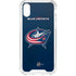 NHL Columbus Blue Jackets Distressed iPhone XS Clear Case