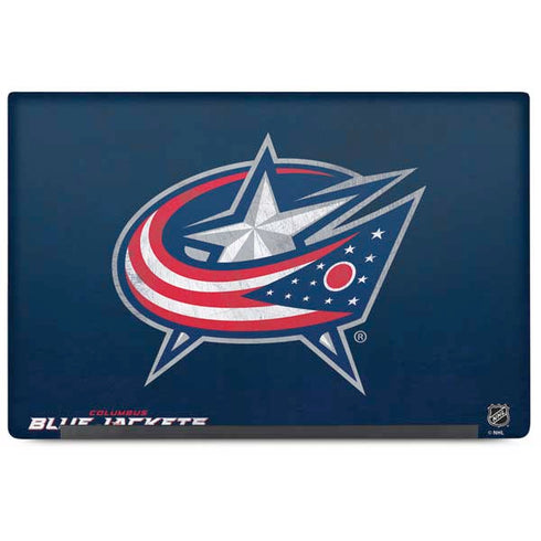NHL Columbus Blue Jackets Distressed Dell Latitude Skin