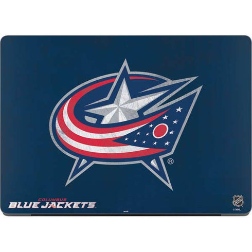 NHL Columbus Blue Jackets Distressed Apple MacBook Pro 14-inch Skin