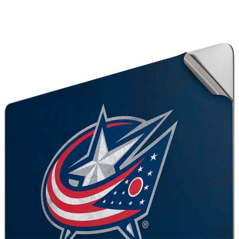 NHL Columbus Blue Jackets Distressed Apple MacBook Pro 16-inch Skin