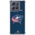 NHL Columbus Blue Jackets Distressed Moto G Stylus 5G (2025) Clear Case