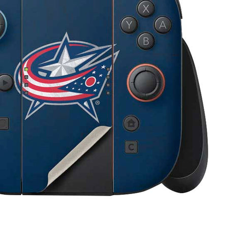 NHL Columbus Blue Jackets Distressed Nintendo Switch 2 (2025) Joy-Con Controller Skin