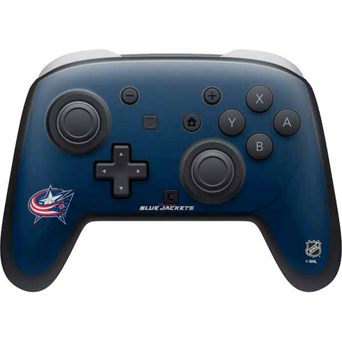 NHL Columbus Blue Jackets Distressed Nintendo Skins
