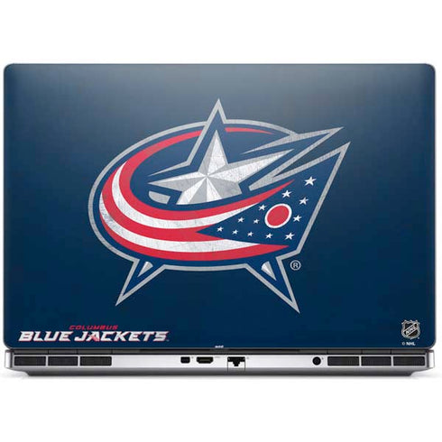 NHL Columbus Blue Jackets Distressed Dell Precision Skin
