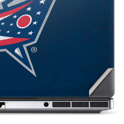 NHL Columbus Blue Jackets Distressed Dell Precision Skin