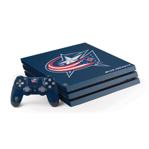 NHL Columbus Blue Jackets Distressed PlayStation PS4 Skins