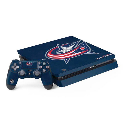 NHL Columbus Blue Jackets Distressed PlayStation PS4 Skins