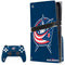 NHL Columbus Blue Jackets Distressed PS5 Pro Disk Bundle Skin