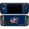 NHL Columbus Blue Jackets Distressed Steam Deck Handheld Gaming Computer OLED Skin