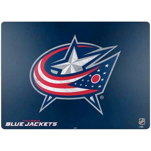 NHL Columbus Blue Jackets Distressed Surface Laptop 7 13.8in Skin