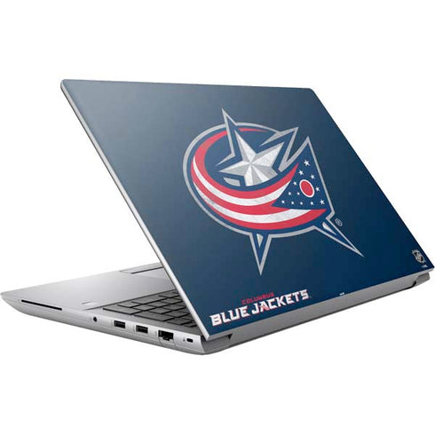 NHL Columbus Blue Jackets Distressed HP ZBook Fury 16 G10 Skin
