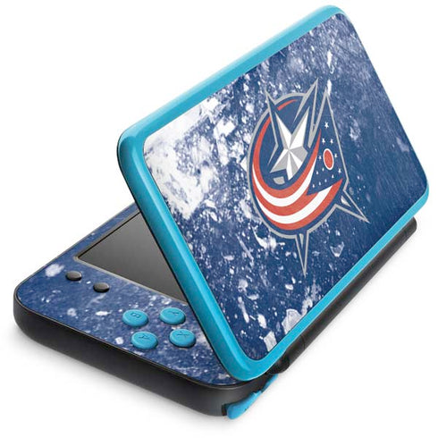 NHL Columbus Blue Jackets Frozen Nintendo Skins