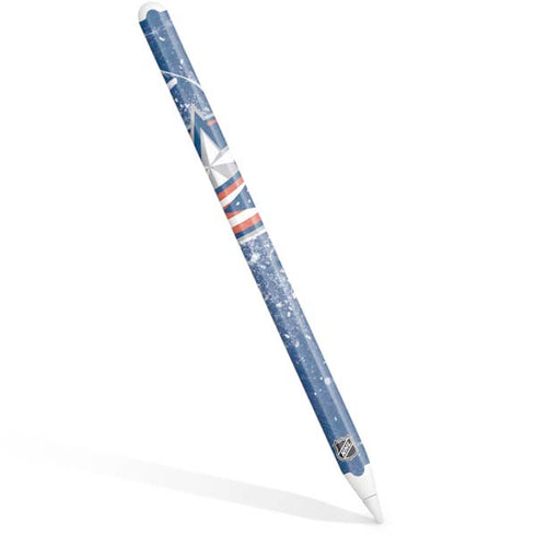 NHL Columbus Blue Jackets Frozen Apple Pencil (2nd Gen 2019) Skin