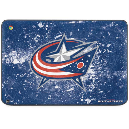 NHL Columbus Blue Jackets Frozen HP Chromebook Skin