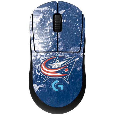 NHL Columbus Blue Jackets Frozen G Pro Wireless Gaming Mouse Skin