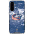 NHL Columbus Blue Jackets Frozen Galaxy A36 5G Clear Case