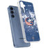 NHL Columbus Blue Jackets Frozen Galaxy A55 5G Clear Case