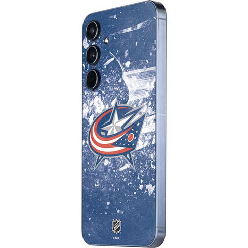 NHL Columbus Blue Jackets Frozen Galaxy A55 5G Skin