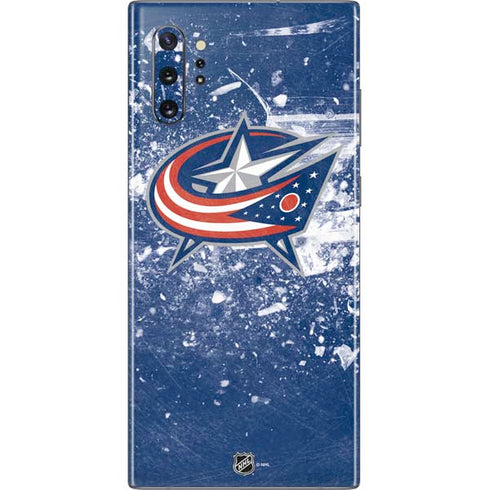 NHL Columbus Blue Jackets Frozen Galaxy Note 10 Plus Skin