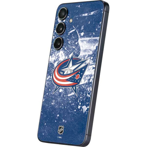 NHL Columbus Blue Jackets Frozen Galaxy S24 Skin