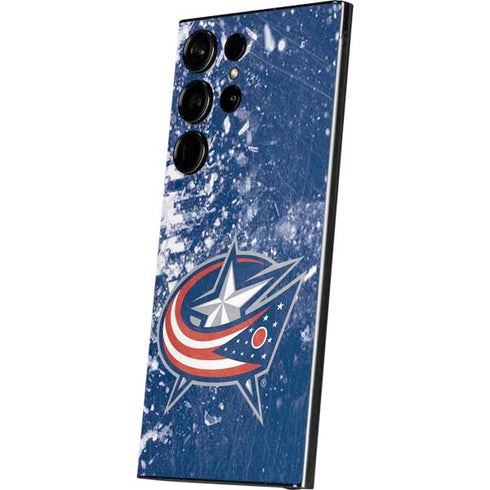 NHL Columbus Blue Jackets Frozen Galaxy S24 Ultra Skin