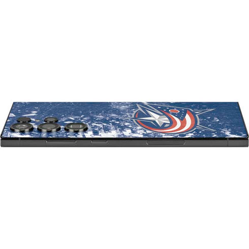 NHL Columbus Blue Jackets Frozen Galaxy S24 Ultra Skin