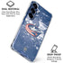 NHL Columbus Blue Jackets Frozen Galaxy S25 Plus Clear Case