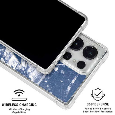 NHL Columbus Blue Jackets Frozen Galaxy S26 Ultra Clear Case