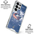 NHL Columbus Blue Jackets Frozen Galaxy S26 Ultra Clear Case