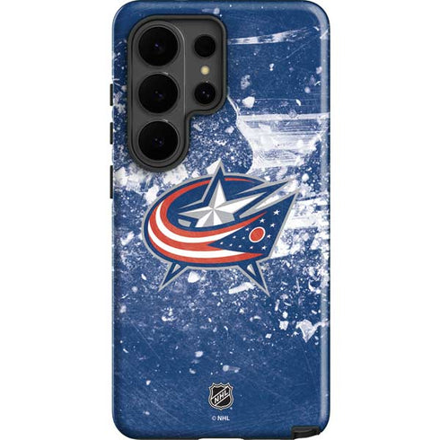NHL Columbus Blue Jackets Frozen Galaxy S26 Ultra Impact Case