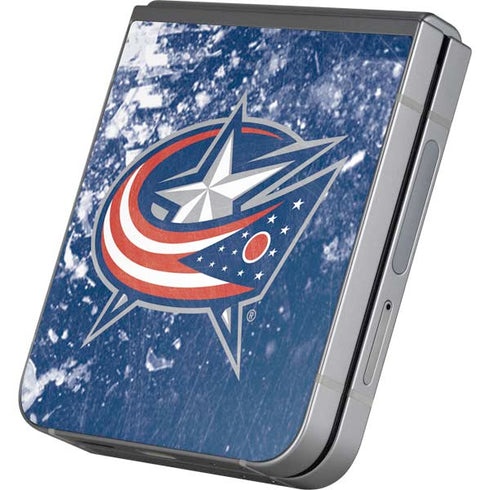 NHL Columbus Blue Jackets Frozen Galaxy Z Flip6 Skin