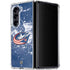 NHL Columbus Blue Jackets Frozen Galaxy Z Fold5 5G Clear Case