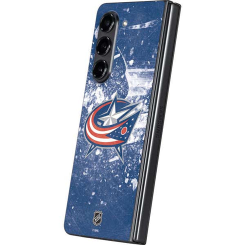 NHL Columbus Blue Jackets Frozen Galaxy Z Fold5 5G Skin