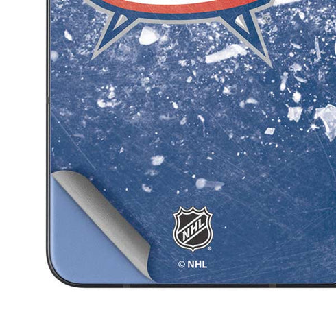 NHL Columbus Blue Jackets Frozen Galaxy Z Fold5 5G Skin