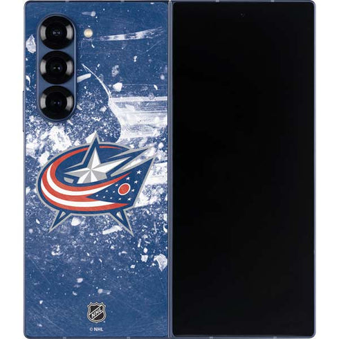 NHL Columbus Blue Jackets Frozen Galaxy Z Fold6 Skin