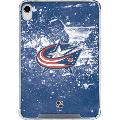 NHL Columbus Blue Jackets Frozen iPad 11th Gen (2025) Clear Case