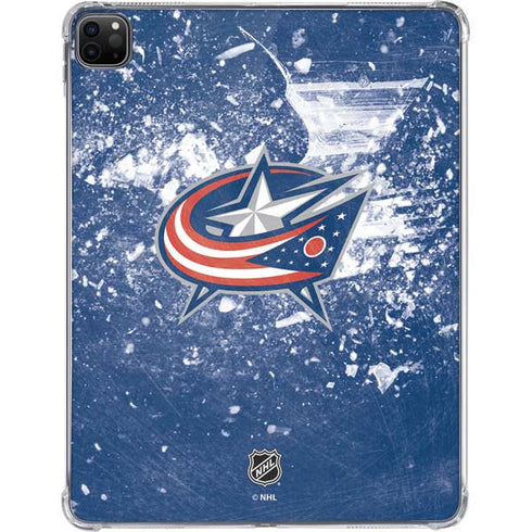 NHL Columbus Blue Jackets Frozen iPad Pro 11in (2024) Clear Case