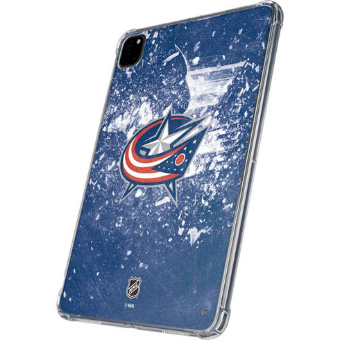 NHL Columbus Blue Jackets Frozen iPad Pro 11in (2024) Clear Case