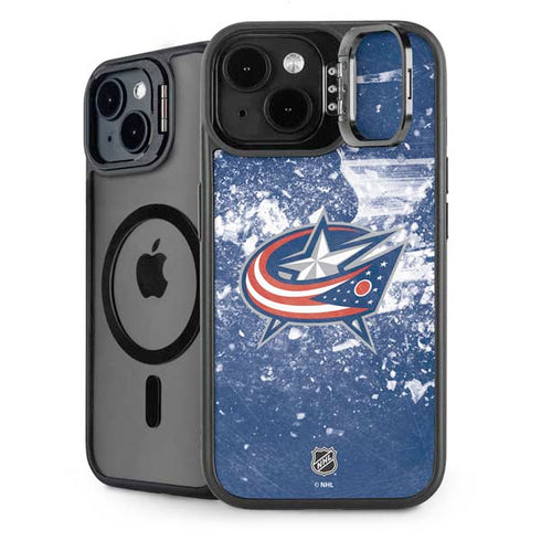 NHL Columbus Blue Jackets Frozen iPhone 13 Kickstand Case