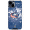 NHL Columbus Blue Jackets Frozen iPhone 15 Clear Case