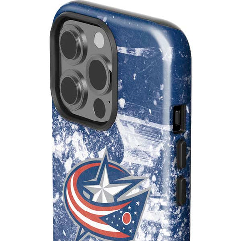 NHL Columbus Blue Jackets Frozen iPhone 15 Pro Impact Case