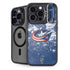 NHL Columbus Blue Jackets Frozen iPhone 15 Pro Kickstand Case