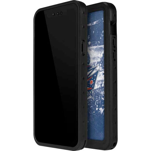 NHL Columbus Blue Jackets Frozen iPhone 15 Pro Waterproof Case