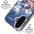 NHL Columbus Blue Jackets Frozen iPhone 16 Clear Case